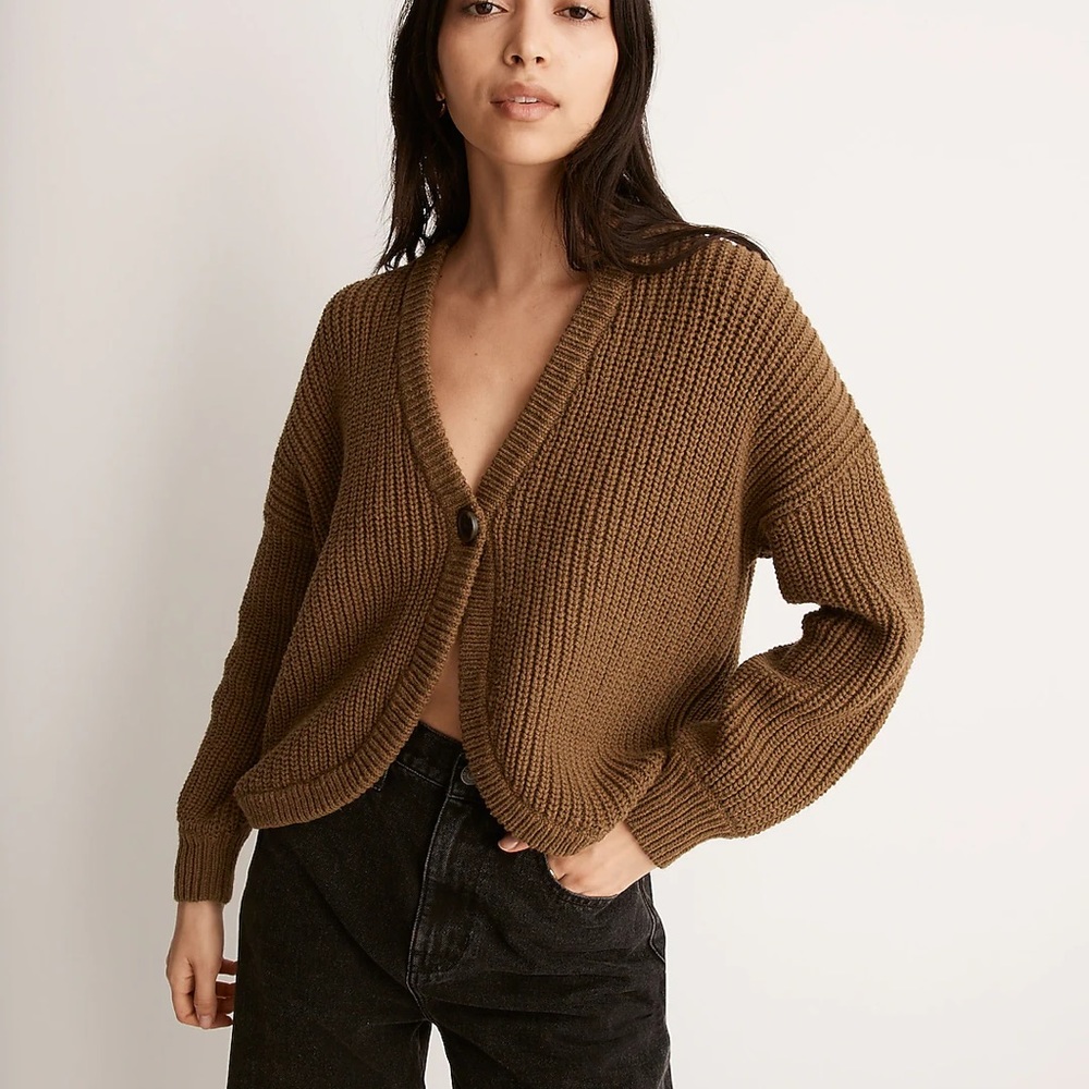 Madewell Shirttail Cardigan Sweater - size xxs